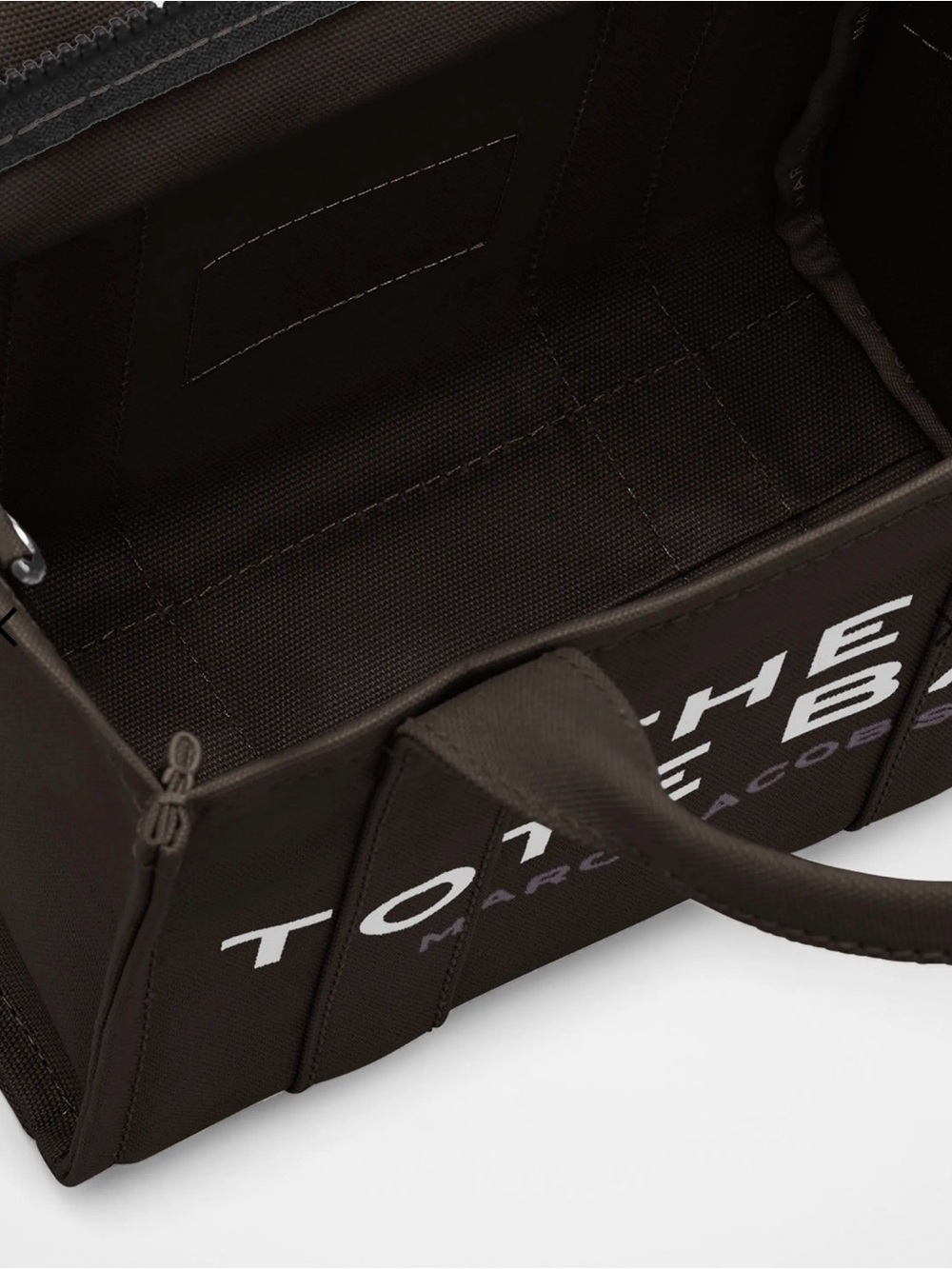 Marc Jacobs Black Small Canvas The Tote Bag with Adjustable crossbody Strap - Picture 6 of 13